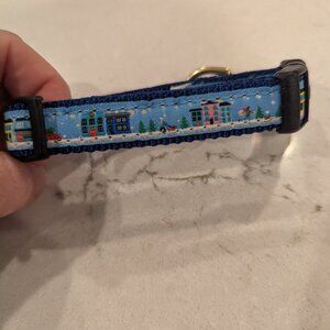 Up Country Dog Collar - Size XS - Christmas